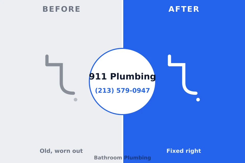 Before and after: plumbing company Hampton, VA
